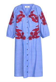 LOVE & DIVINE KJOLE, LOVE1576, BLUE DREAM/RED